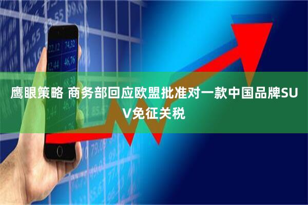 鹰眼策略 商务部回应欧盟批准对一款中国品牌SUV免征关税